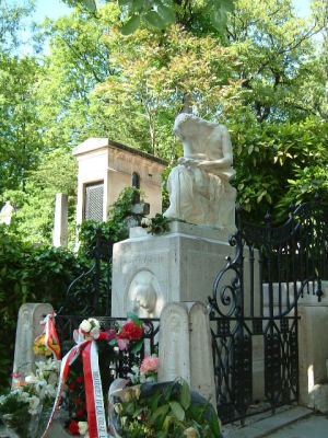 パリにあるショパンの墓