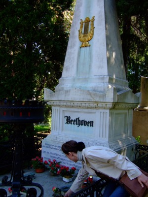 ウィーンにて、ベートーヴェンの墓